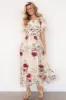 Allison Embroidered Tulle Maxi Dress | Cream Multi sold by Baltic Born