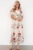 Allison Embroidered Tulle Maxi Dress | Cream Multi sold by Baltic Born
