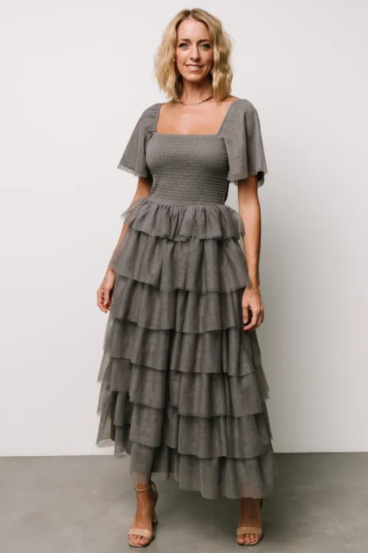 Cherise Tulle Tiered Dress | Blue Sage sold by Baltic Born