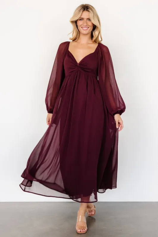 Dione Midi Dress | Mahogany sold by Baltic Born