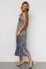 Cecilia Pleated Dress | Blue Shimmer sold by Baltic Born