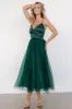 Shonda Sparkle Midi Dress | Emerald sold by Baltic Born