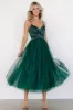 Shonda Sparkle Midi Dress | Emerald sold by Baltic Born