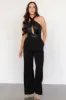 Reign Halter Jumpsuit | Black sold by Baltic Born