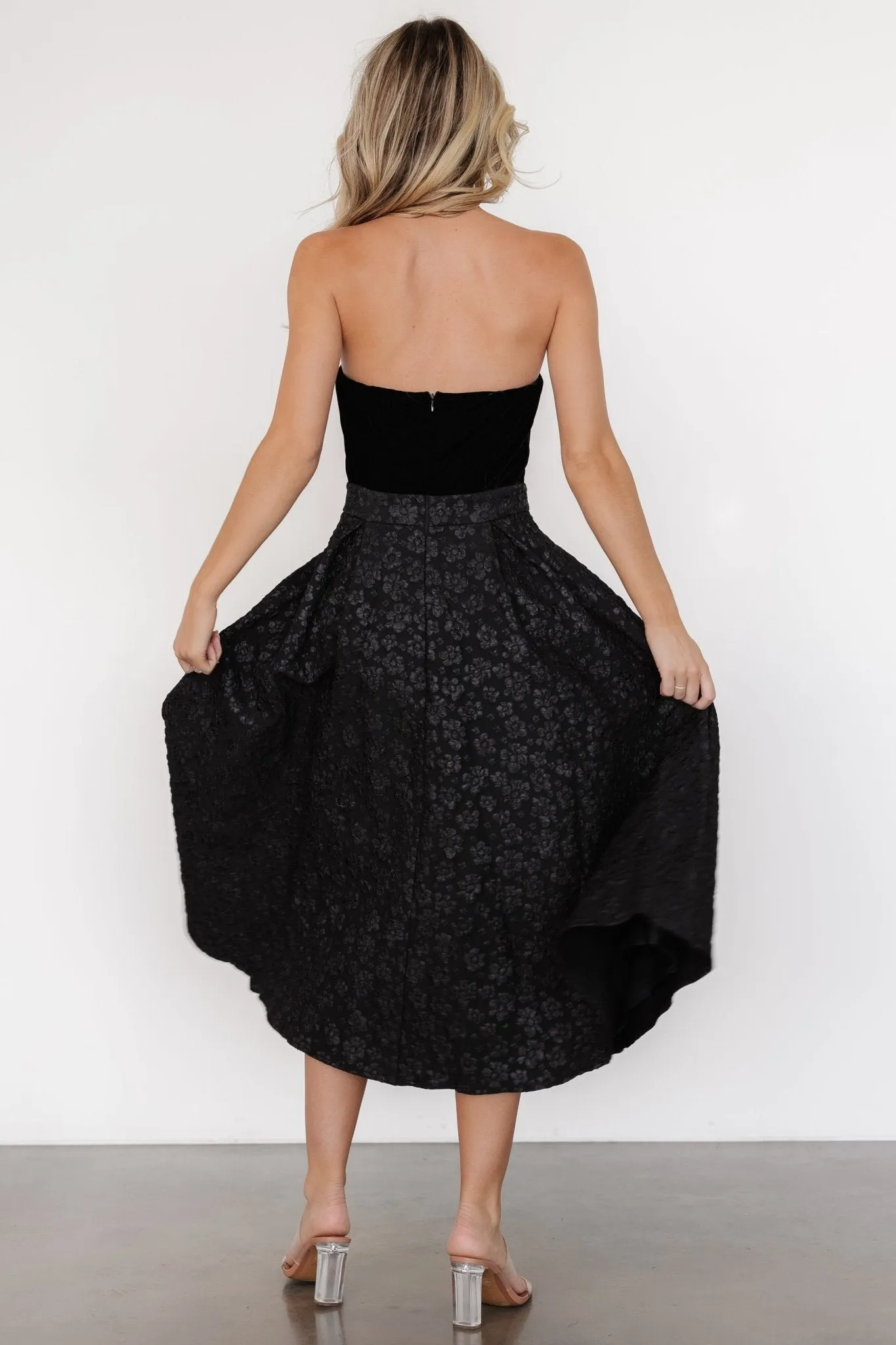 Sila Strapless Dress | Black sold by Baltic Born product image thumbnail 4