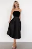 Sila Strapless Dress | Black sold by Baltic Born