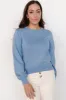 Benson Shimmer Sweater Top | Blue sold by Baltic Born