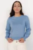 Benson Shimmer Sweater Top | Blue sold by Baltic Born