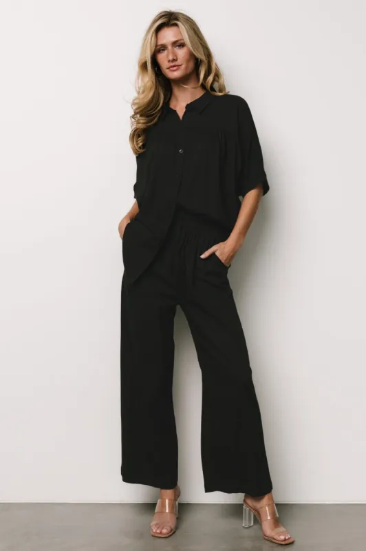 Romy Pants | Black sold by Baltic Born