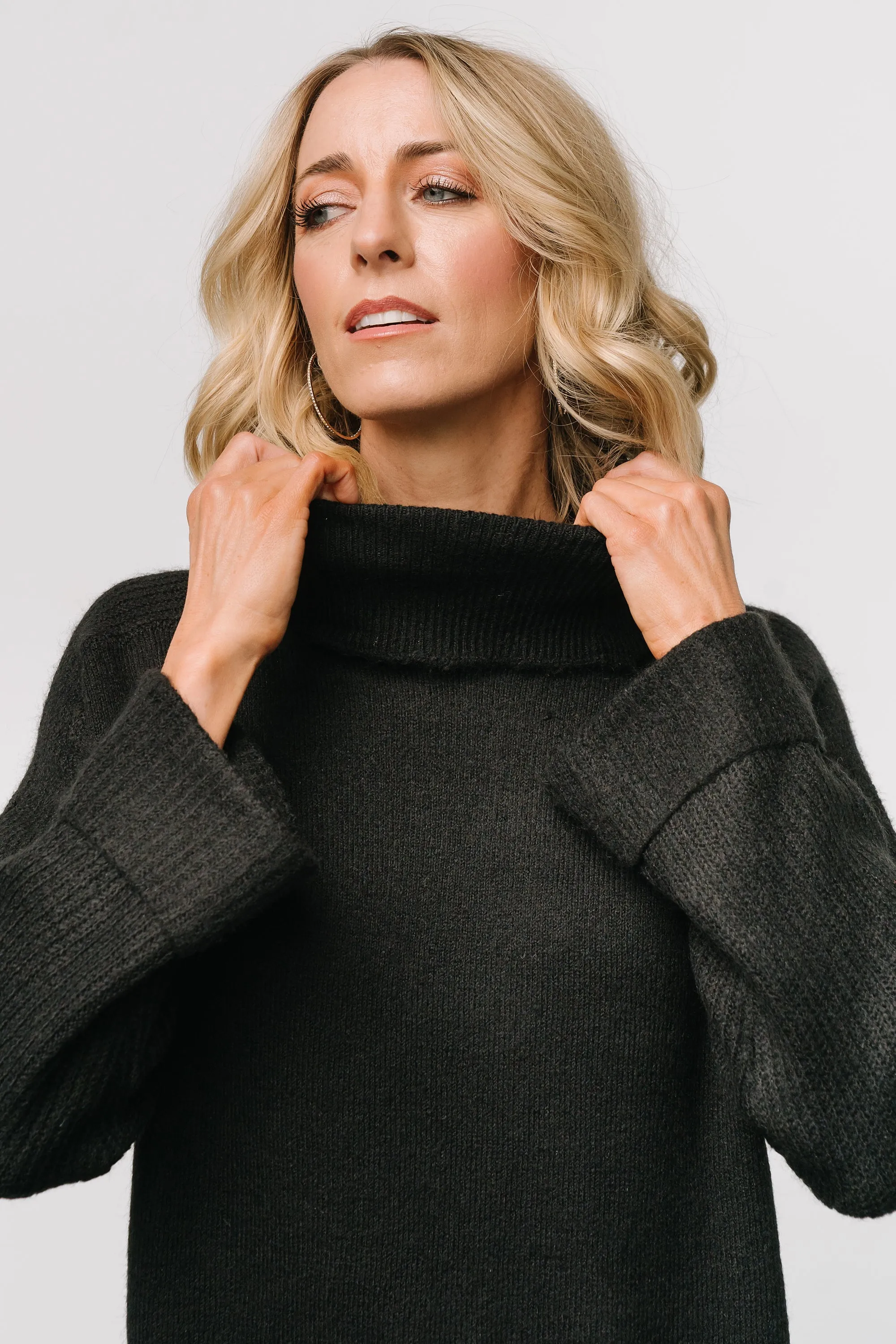 Amy Sweater Dress | Black sold by Baltic Born product image thumbnail 2