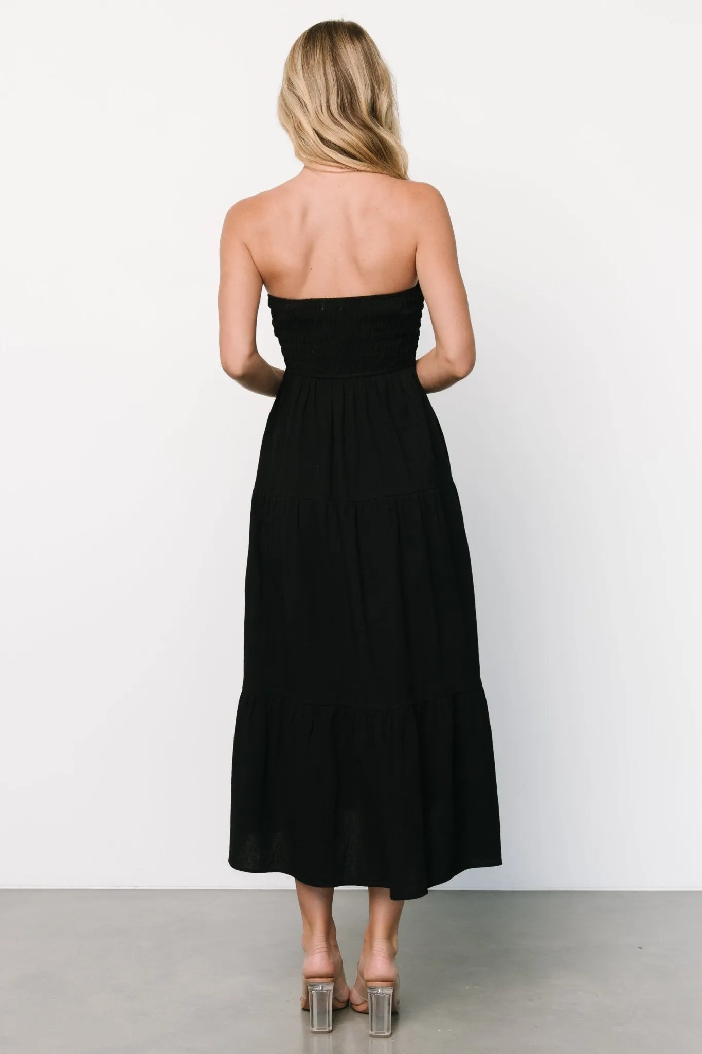 Delray Strapless Dress | Black sold by Baltic Born product image thumbnail 5
