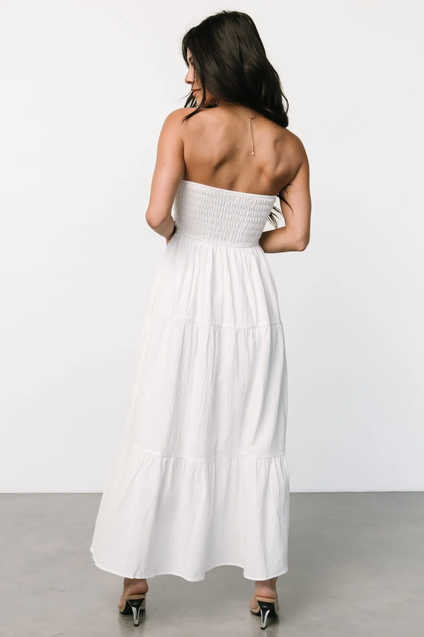 Delray Strapless Dress | Off White sold by Baltic Born product image thumbnail 5