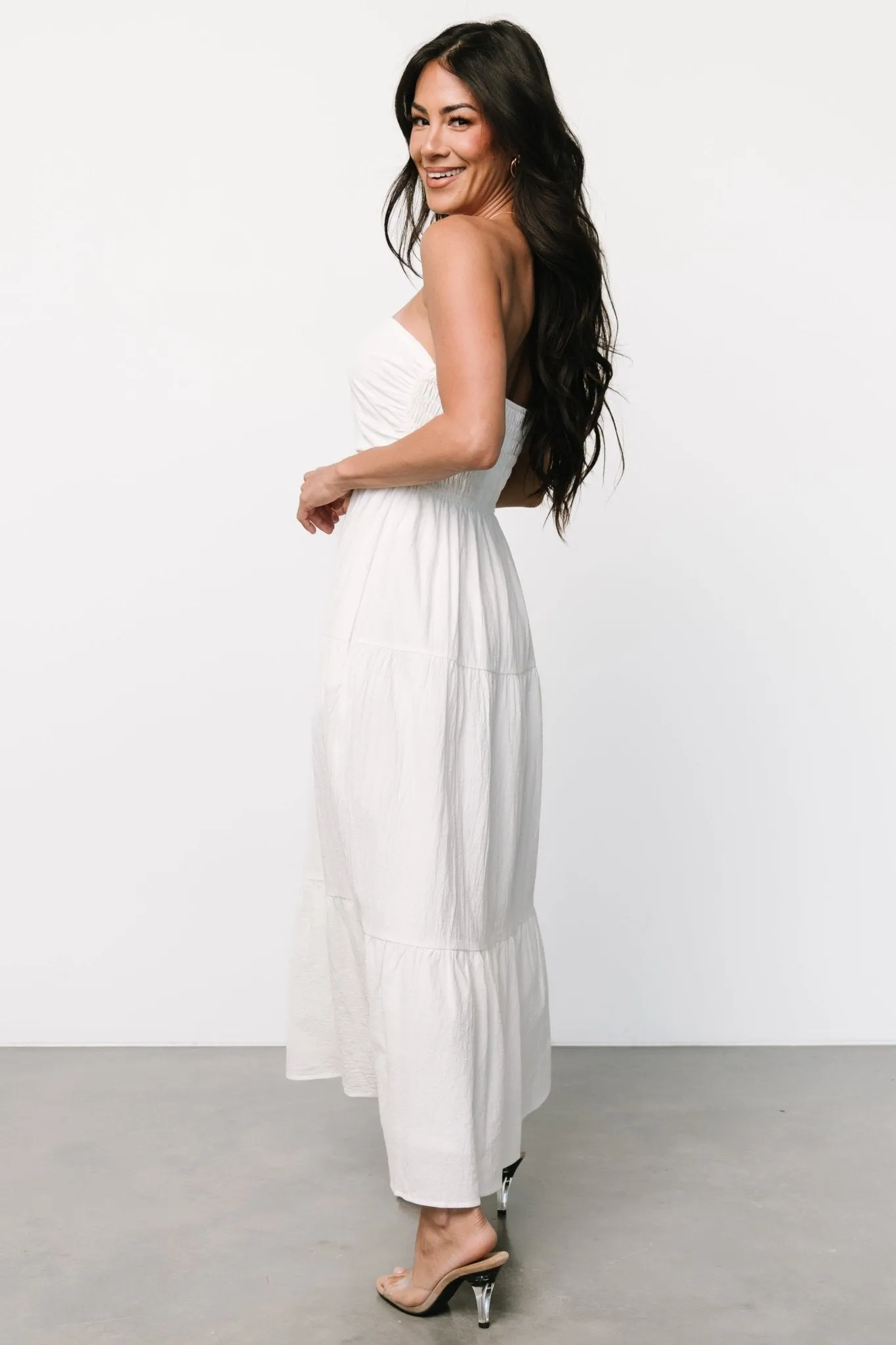 Delray Strapless Dress | Off White sold by Baltic Born product image thumbnail 3