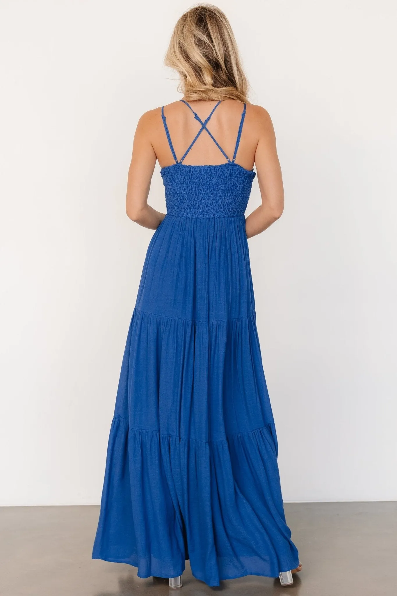Summerlin Lace Top Maxi Dress | Blue sold by Baltic Born product image thumbnail 4