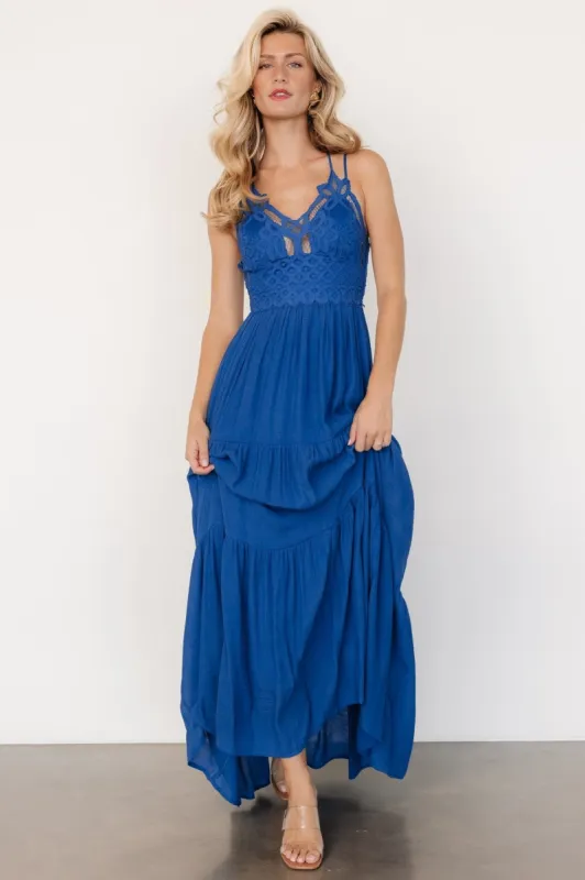 Summerlin Lace Top Maxi Dress | Blue sold by Baltic Born