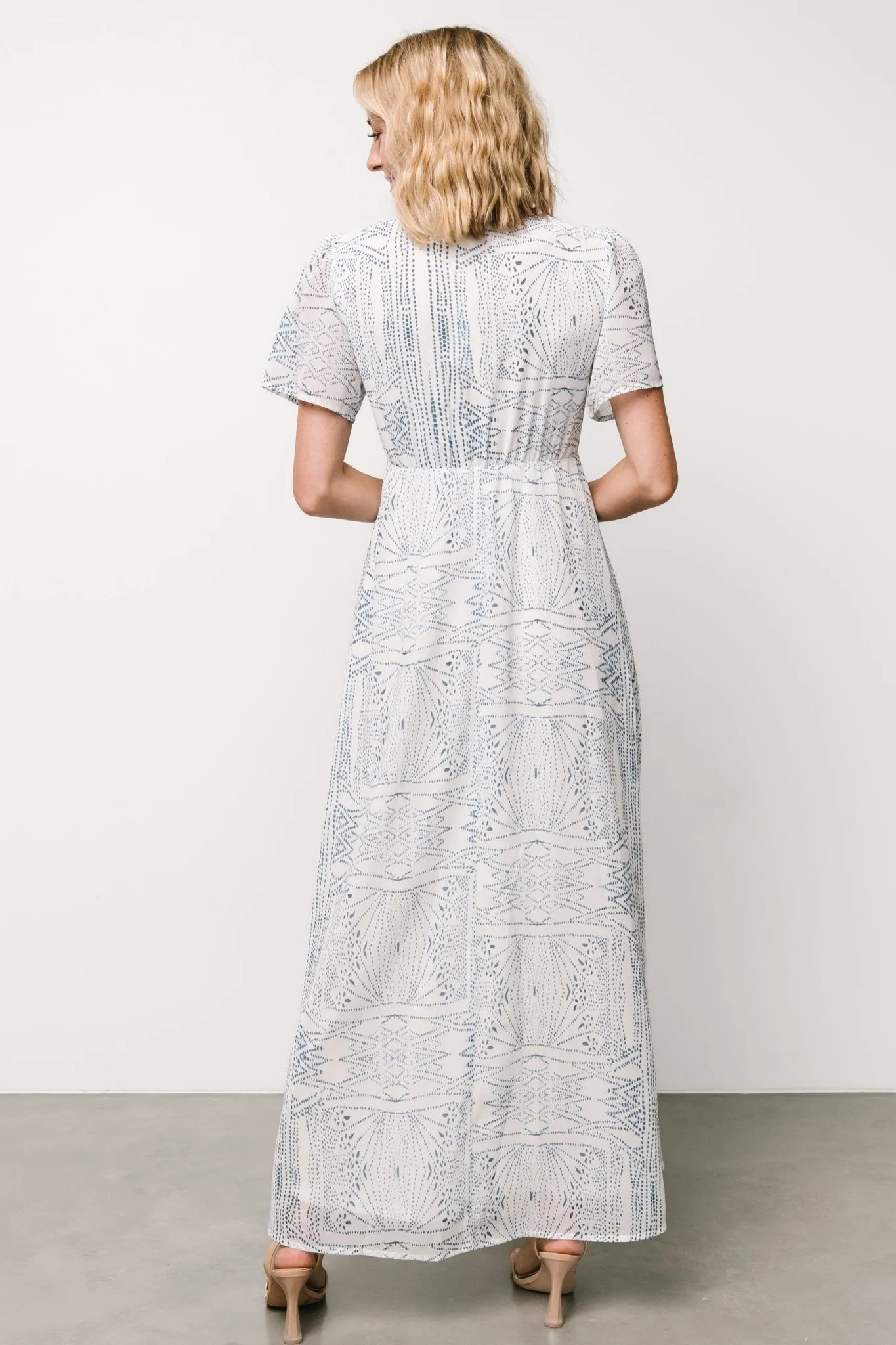 Skyla Deep V Maxi Dress | Blue Print sold by Baltic Born product image thumbnail 5