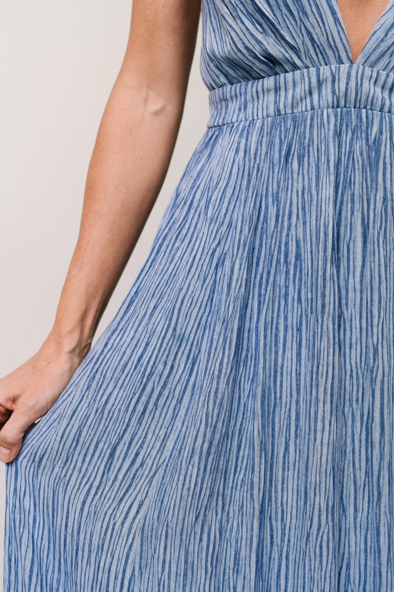 Korley Maxi Dress | Blue Stripe sold by Baltic Born product image thumbnail 4