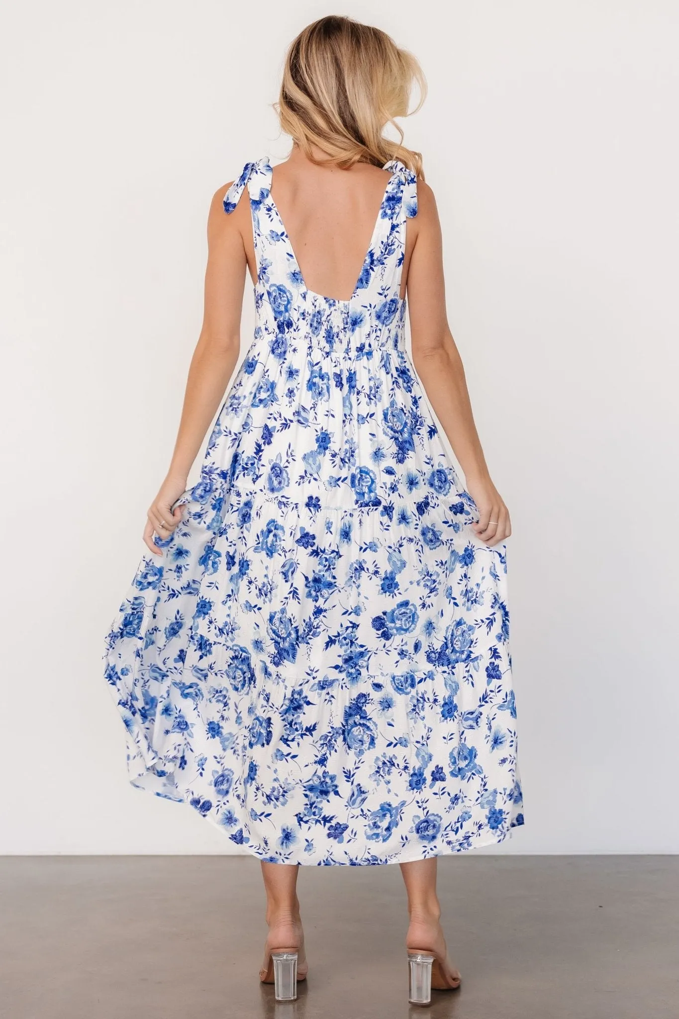 Mariah Tank Dress | Blue Floral sold by Baltic Born product image thumbnail 4