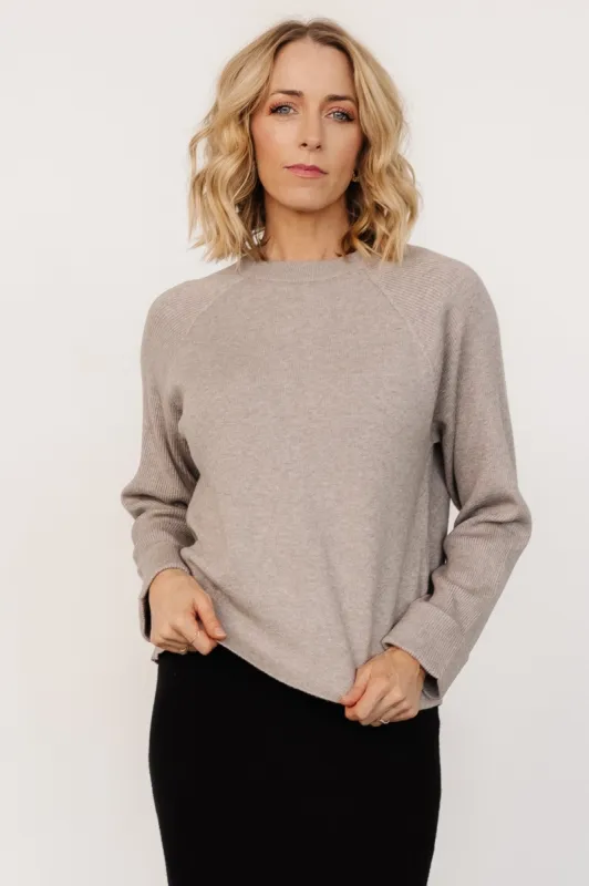 Helena Knit Sweater | Stone sold by Baltic Born