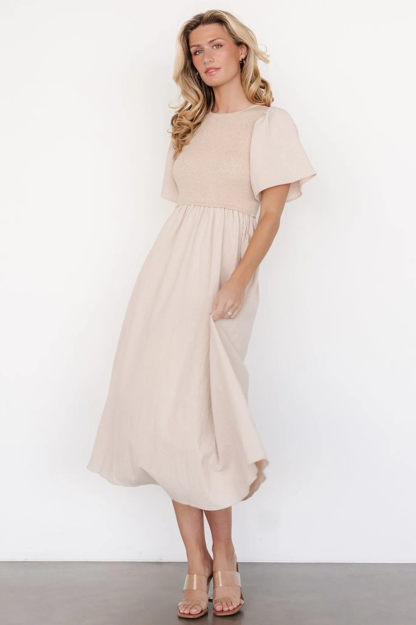 Cici Sweater Dress | Natural sold by Baltic Born product image thumbnail 5