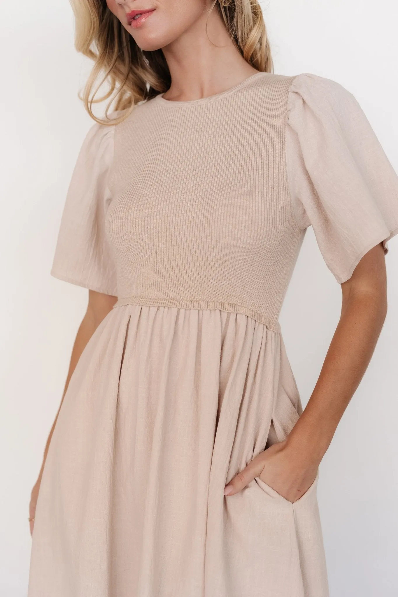 Cici Sweater Dress | Natural sold by Baltic Born product image thumbnail 2