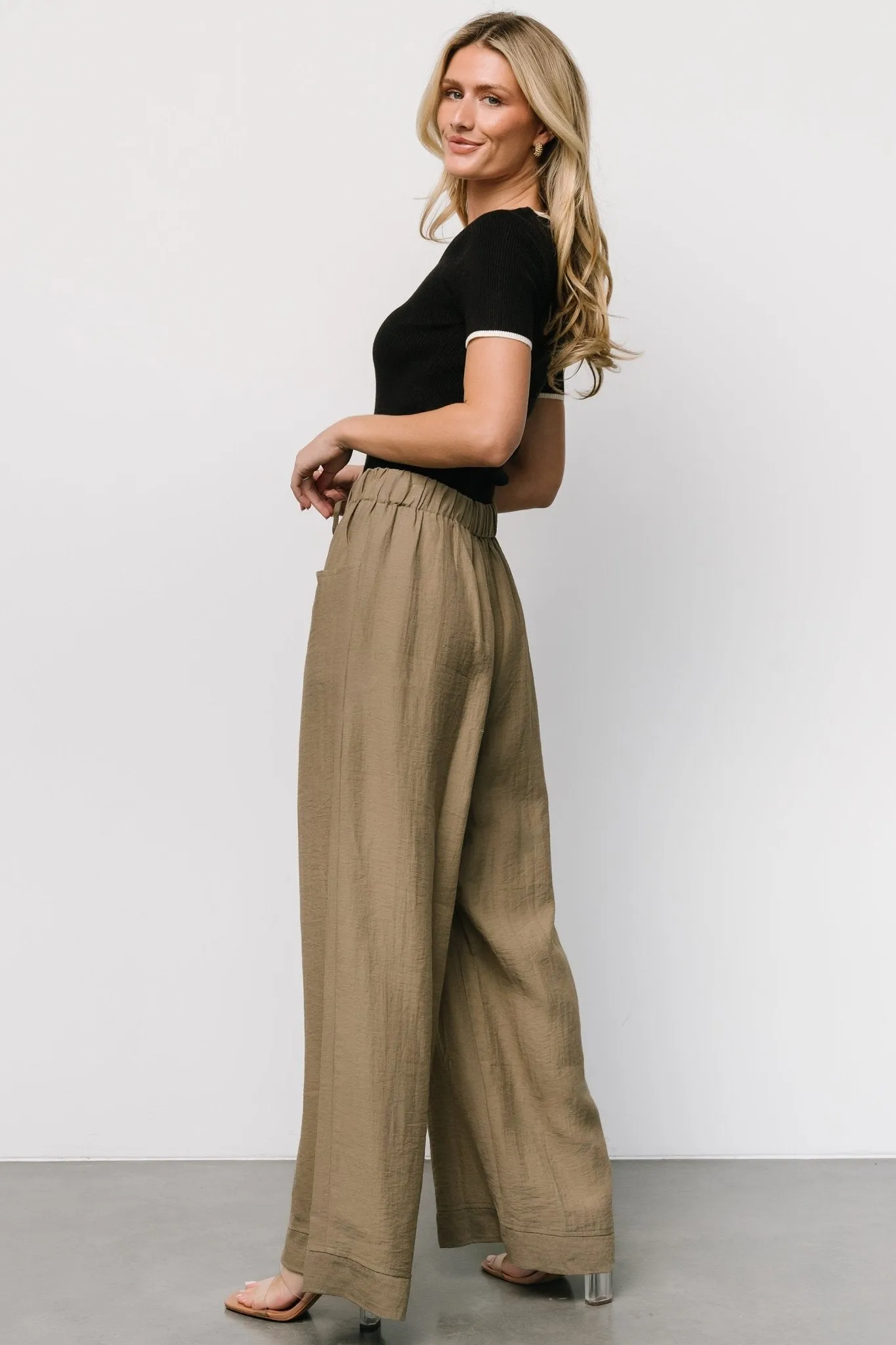 Leza Pants | Olive sold by Baltic Born product image thumbnail 3