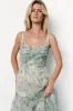Sinclair Sweetheart Gown | Green Floral sold by Baltic Born