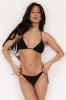 Cove Ruched Bikini Bottom | Black sold by Baltic Born