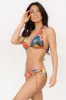 Tulum Ruched Bikini Bottom | Multi Print sold by Baltic Born