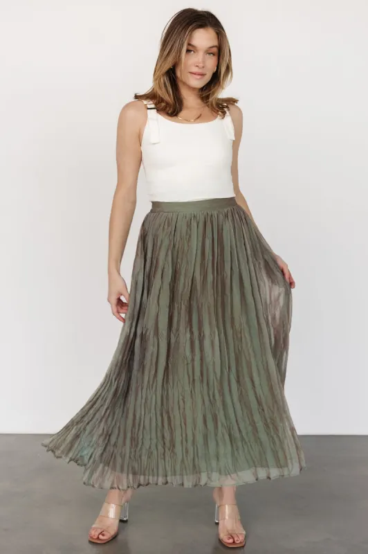 Cyra Midi Skirt | Sage sold by Baltic Born