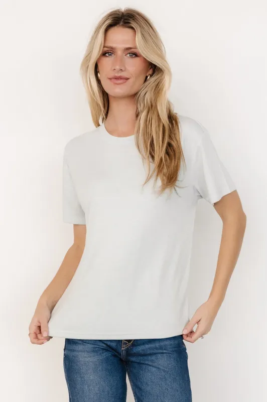 Elliot Relaxed Tee | Pale Mint sold by Baltic Born