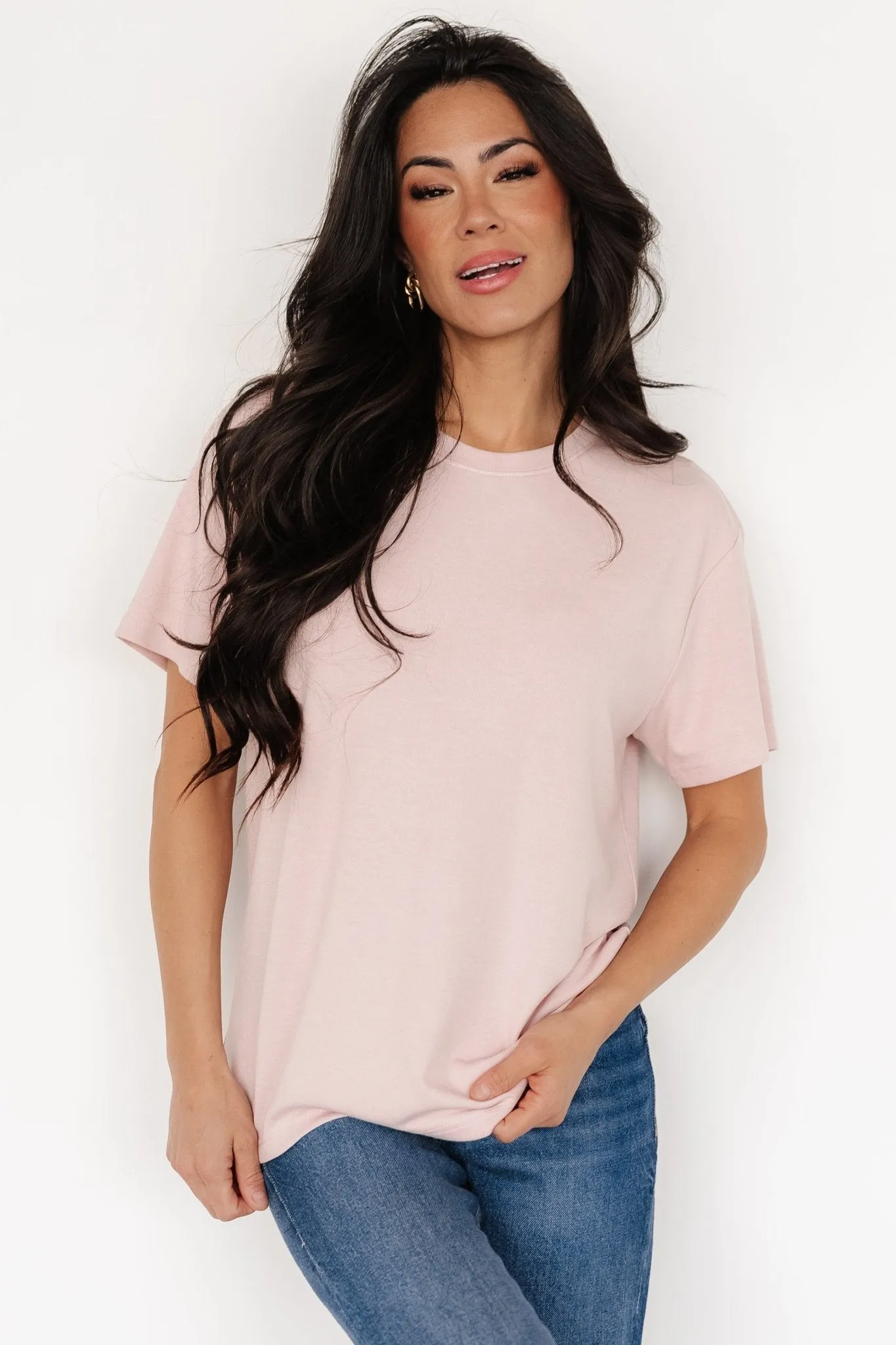 Elliot Relaxed Tee | Blush sold by Baltic Born product image thumbnail 3
