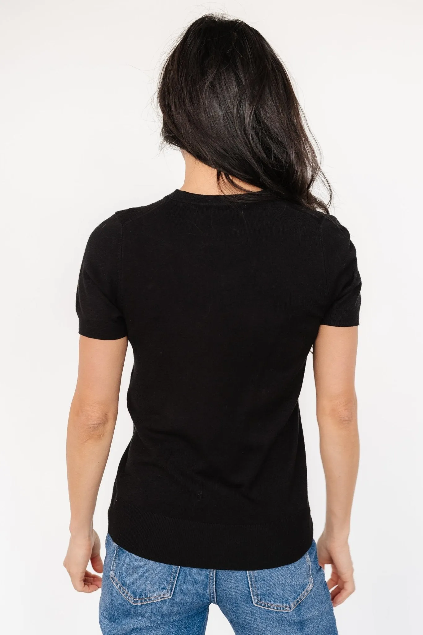 Hannah Knit Top | Black sold by Baltic Born product image thumbnail 3