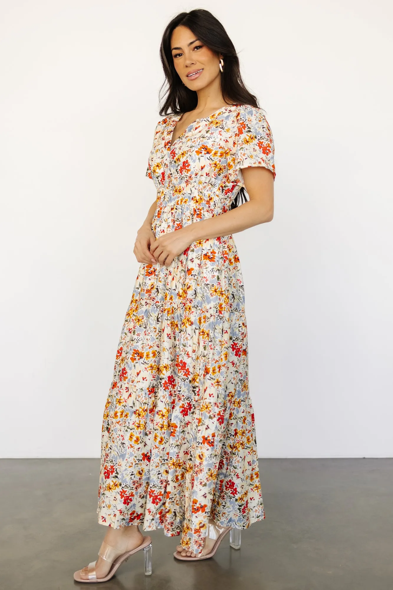 Claudia Maxi Dress | Multi Floral sold by Baltic Born product image thumbnail 3