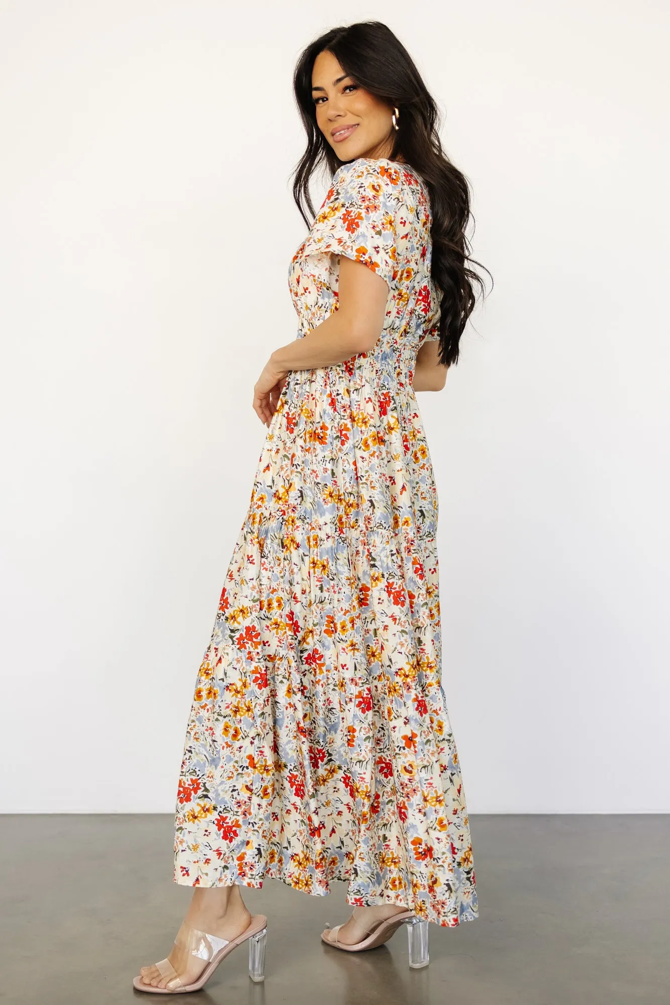 Claudia Maxi Dress | Multi Floral sold by Baltic Born product image thumbnail 5