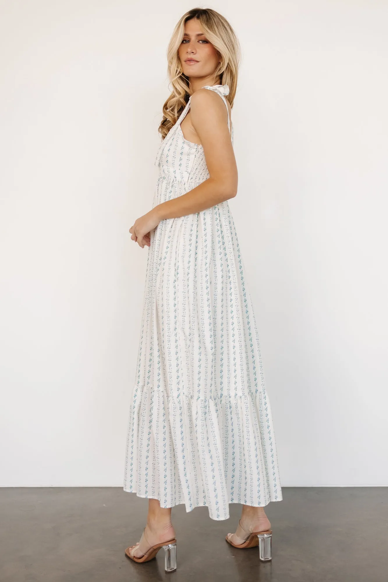 Kennie Maxi Dress | Cream Multi Floral sold by Baltic Born product image thumbnail 5