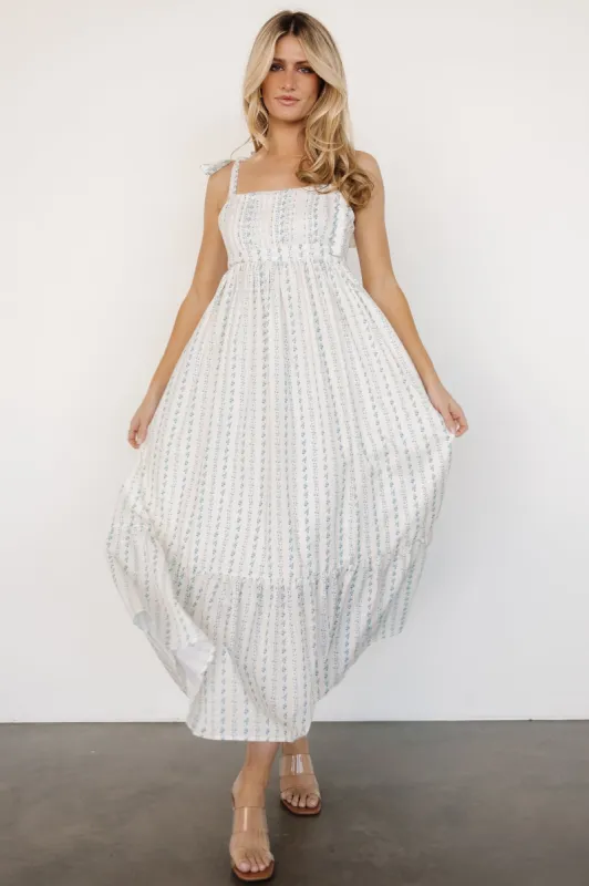 Kennie Maxi Dress | Cream Multi Floral sold by Baltic Born