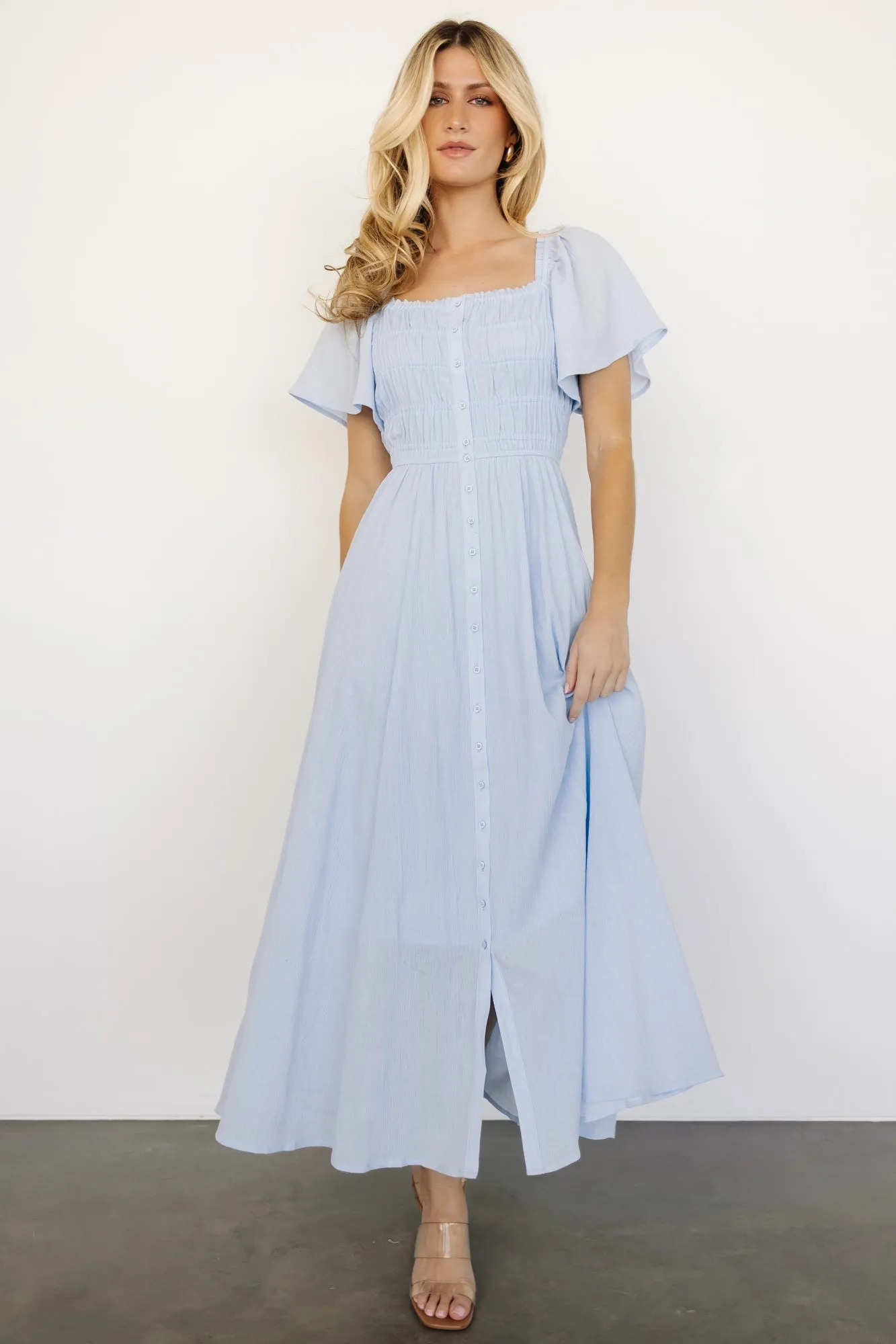 McKay Maxi Dress | Light Blue sold by Baltic Born