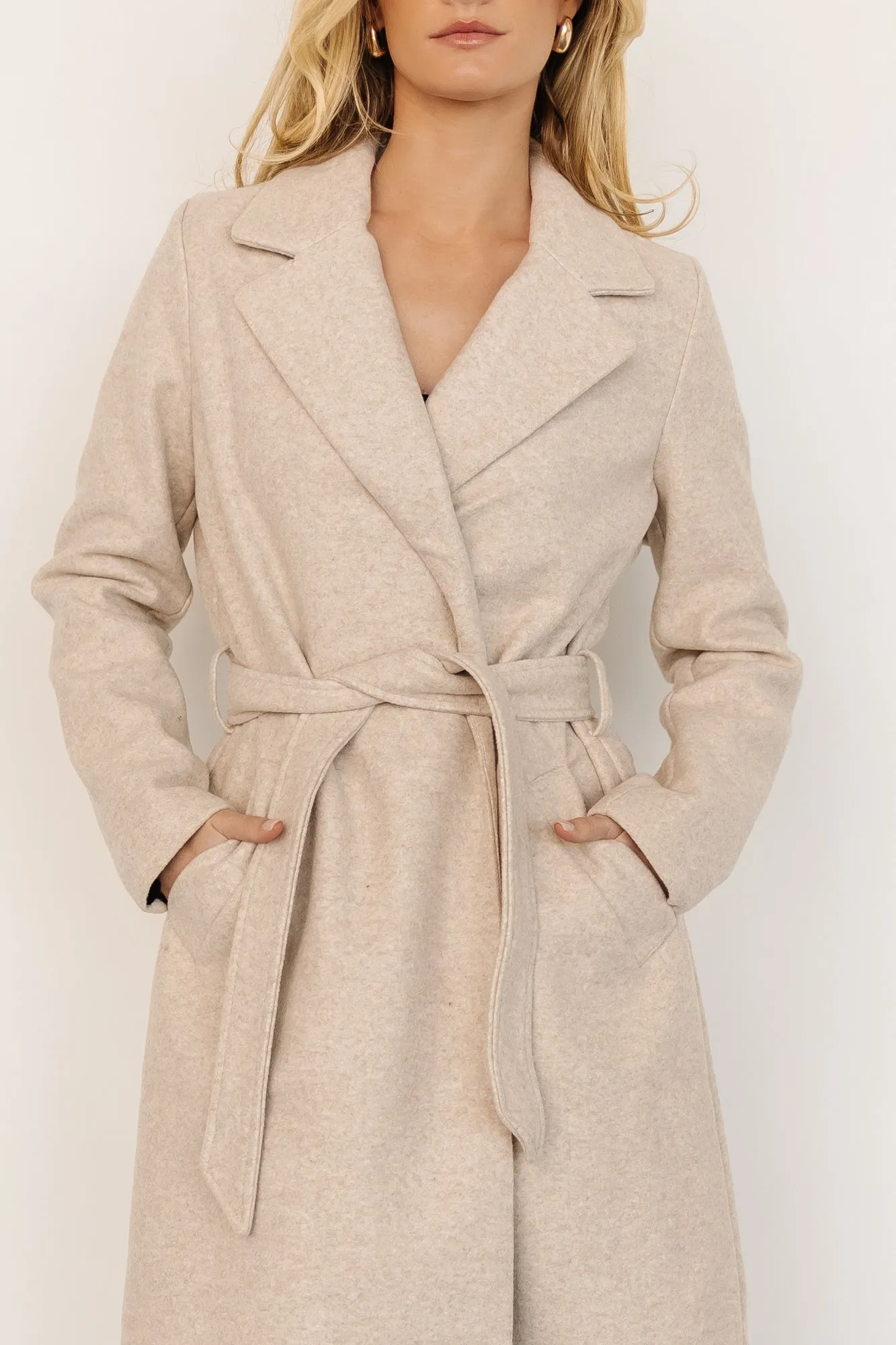 Valdez Long Coat | Oatmeal sold by Baltic Born product image thumbnail 2