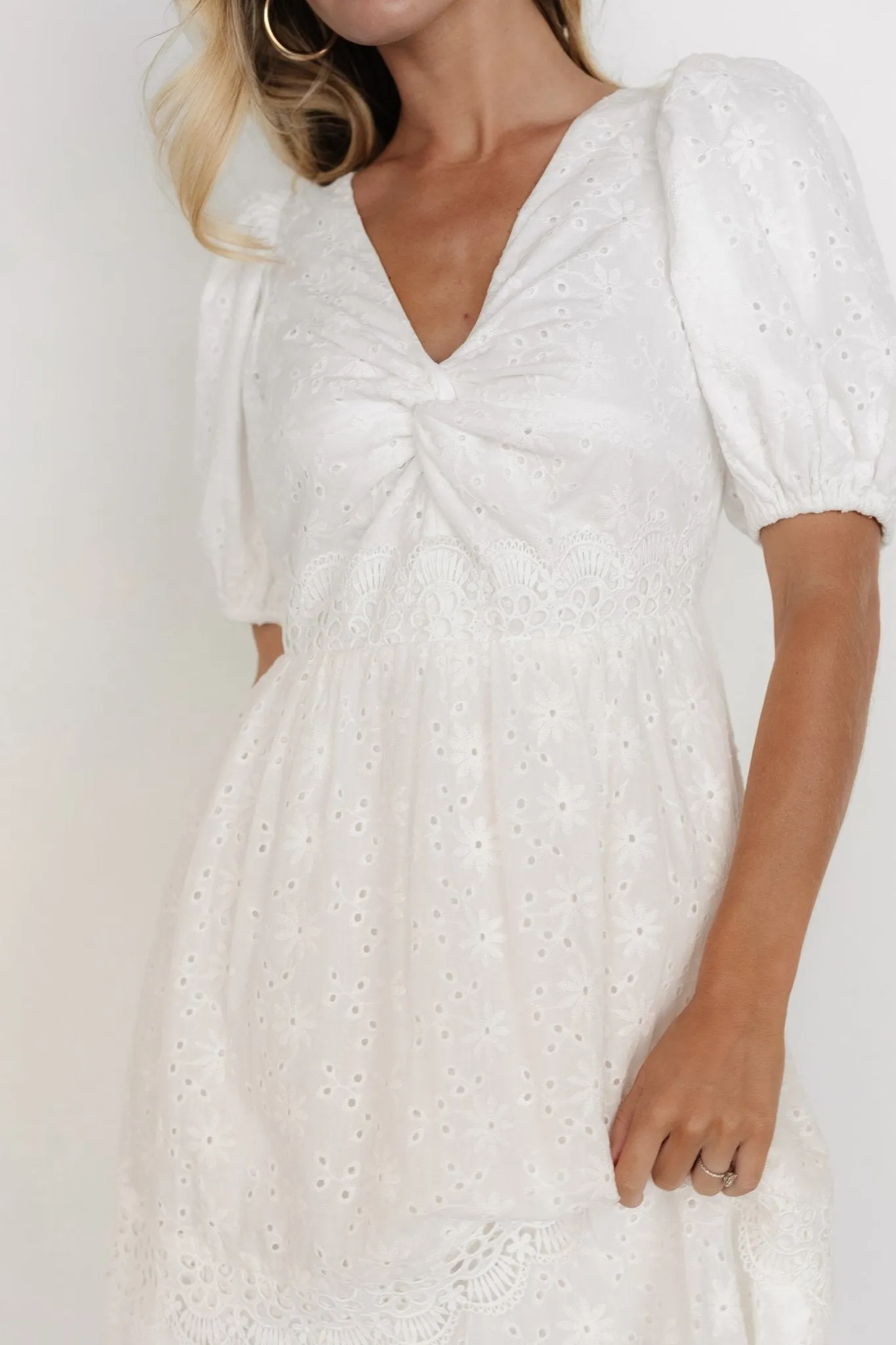 Jackie Eyelet Maxi Dress | Off White sold by Baltic Born product image thumbnail 2