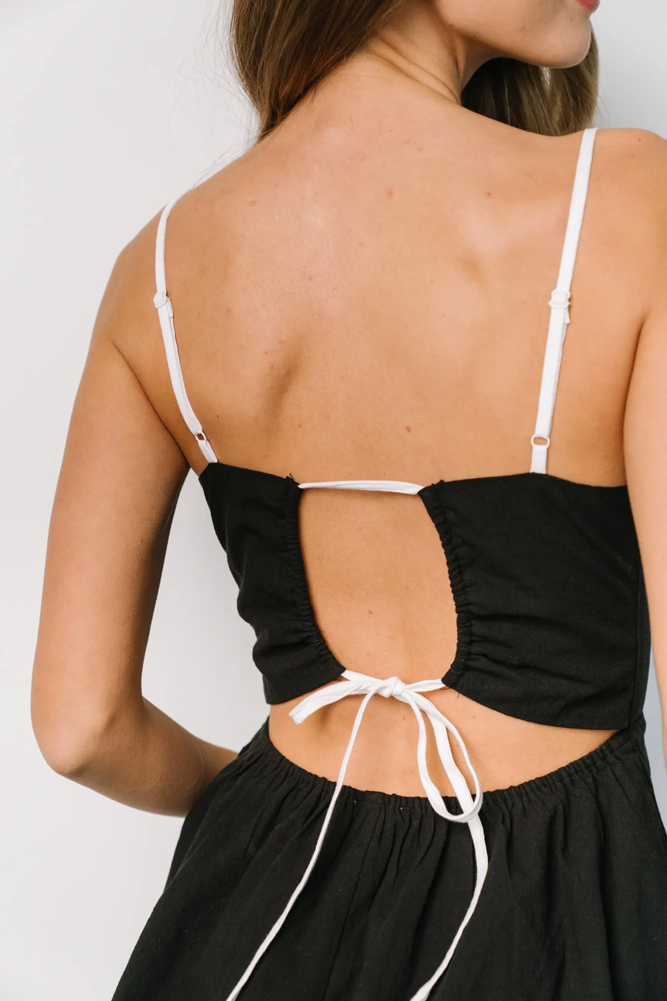 Odette Tiered Dress | Black + White sold by Baltic Born product image thumbnail 2