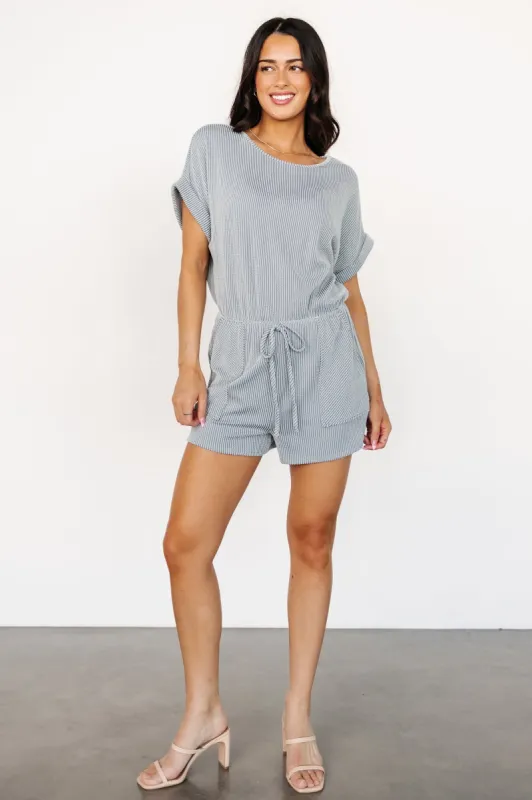 Lely Romper | Blue sold by Baltic Born