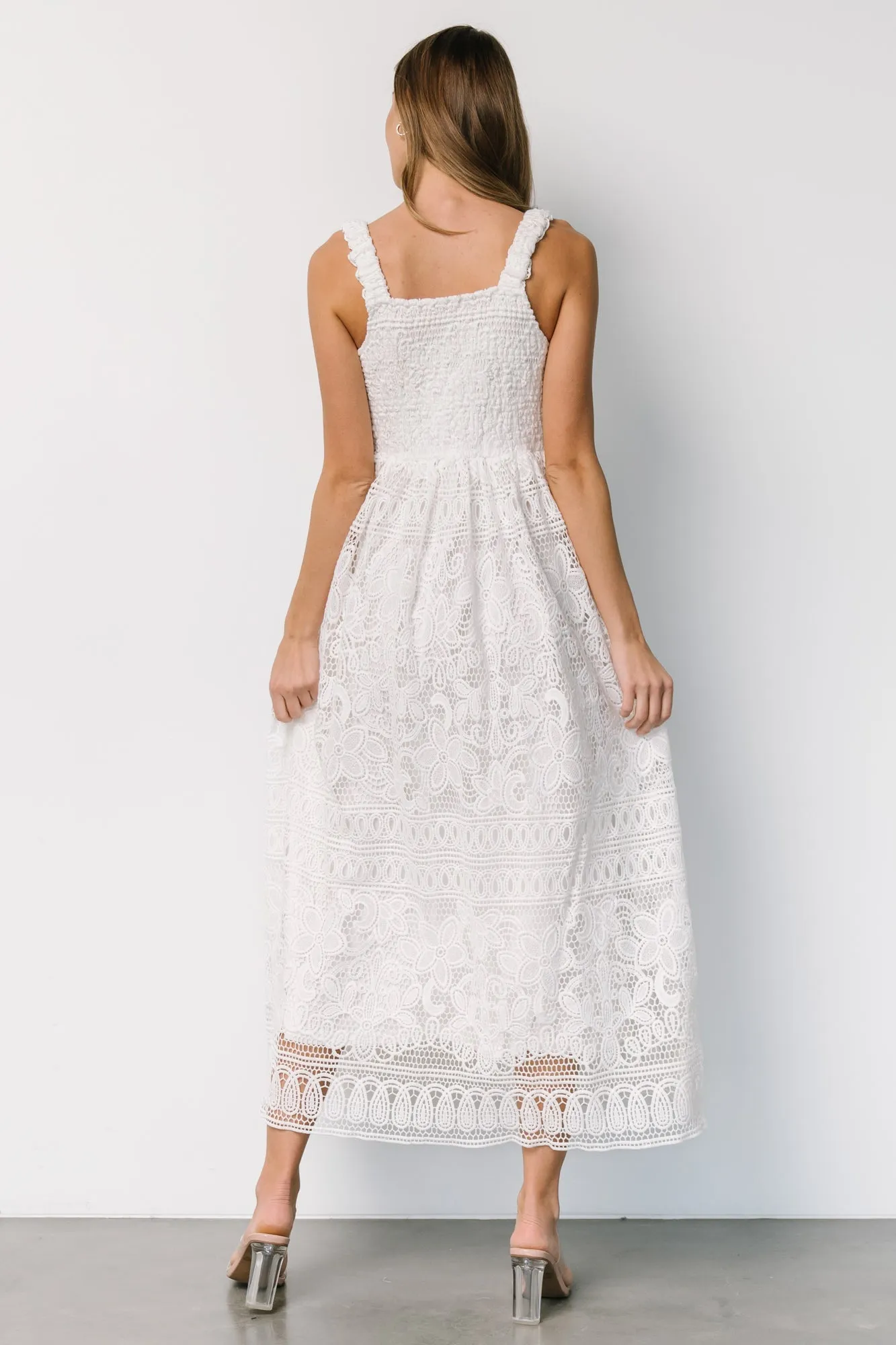 Evangeline Lace Dress | Off White sold by Baltic Born product image thumbnail 4