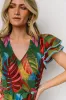 Marielle Smocked Midi Dress | Multi Print sold by Baltic Born