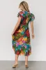 Marielle Smocked Midi Dress | Multi Print sold by Baltic Born
