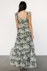Martina Maxi Dress | Green + White sold by Baltic Born