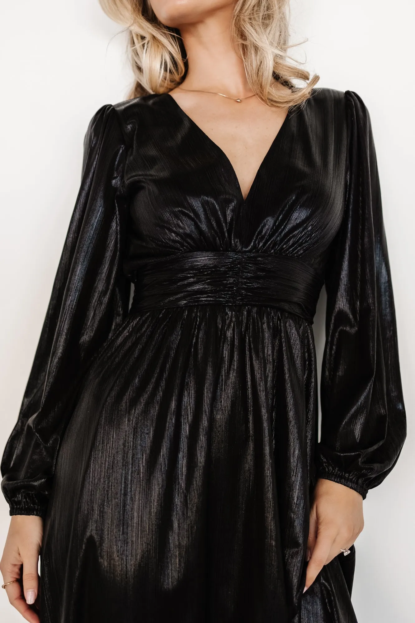 Aisha Shimmer Dress | Black sold by Baltic Born product image thumbnail 2
