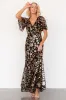 Esme Sequin Dress | Black + Gold sold by Baltic Born