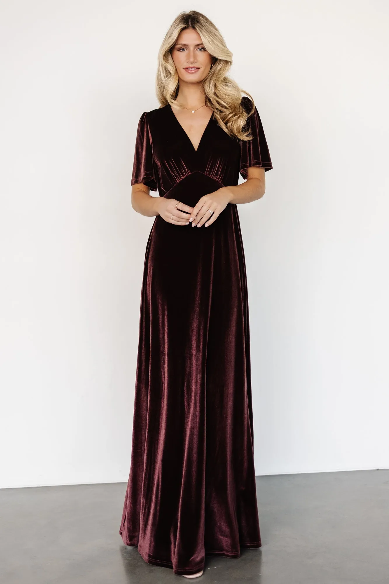 Vivian Velvet Maxi Dress | Clove sold by Baltic Born product image thumbnail 5