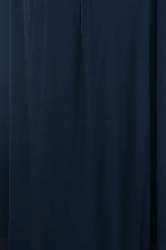 Fabric Swatch - Giselle Chiffon | Navy sold by Baltic Born